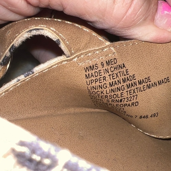 Sonoma Tan and Black Espadrilles with Leopard Print - Picture 10 of 10